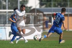 Bezirksliga - Saison 2024/25- TSV Gaimersheim - SVN München - Benjamin Anikin (Nr.11 - TSV Gaimersheim) - Kerem Tokdemir blau München - Foto: Meyer Jürgen