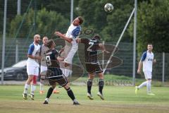 Kreisklasse - Saison 2026/27 - TSV Etting - SV Sandersdorf - Michael Belousow weiss Etting - Andreas Winkler #2 schwarz Sandersdorf - Foto: Meyer Jürgen