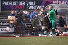 Kreisklasse - Saison 2025/26- TSV Gaimersheim II - SV Lippertshofen - Denis Janjic schwarz Gaimersheim - Kai Lautenschläger grün Lippertshofen - Foto: Meyer Jürgen