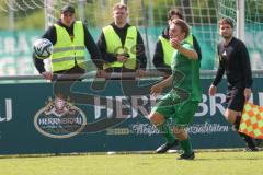 Relegation - Bezirksliga - Saison 2024/25 - FC Gerolfing - Tus Raubling - Lukas Achhammer grün Gerolfing - XXXXX - Foto: Meyer Jürgen