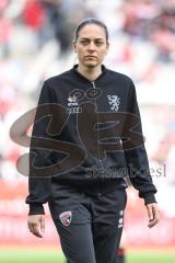 3. Liga; Rot-Weiss Essen - FC Ingolstadt 04; vor dem Spiel Cheftrainerin Sabrina Wittmann (FCI)