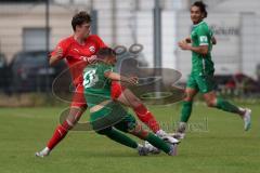 Bayernliga Nord - Saison 2023/2024 - FC Ingolstadt 04 - VFB Eichstätt - Paul Herbert (Nr.26 - FCI U21) -  -  Meixner Timo grün Eichstätt - Foto: Meyer Jürgen