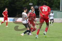 Bezirksliga - Saison 2024/25 -  Marko Miskovic (Nr.21 - FC Fatih) - Maximilian Tessner rot Attaching - Foto: Meyer Jürgen