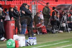 3. Liga; FC Ingolstadt 04 - VfL Osnabrück; Sieg Jubel Freude Sportdirektor Ivica Grlic (FCI) Cheftrainerin Sabrina Wittmann (FCI)