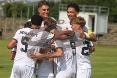 A-Junioren - DFB Pokal  - Saison 2024/25 - A-Junioren - FC Ingolstadt 04 - Hannover 96 - Der 1:0 Führungstreffer durch Drakulic Ognjen weiss FCI - jubel - XXXXX - XXXXX - Foto: Meyer Jürgen