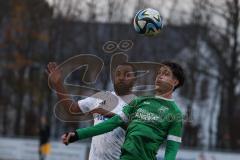Bezirksliga - Saison 2025/26 - FC Gerolfing - DJK München - Ahmet Altay (Nr.25 - FC Gerolfing) - Dennis Appiiah weiss München - Foto: Meyer Jürgen