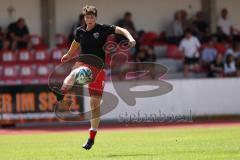 DFB - Pokal Frauen 1. Runde - Saison 2023/2024 - FC Ingolstadt 04 - FC Carl Zeiss Jena - Anna Petz (Nr.16 - FCI Frauen) - beim warm machen - Foto: Meyer Jürgen