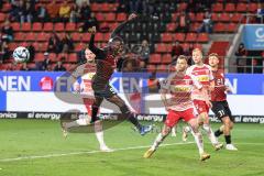 3. Liga; FC Ingolstadt 04 - SSV Jahn Regensburg; Daouda Beleme (9, FCI) verpasst Torchance Saller Benedikt (6 SSV) Julian Kügel (31, FCI)