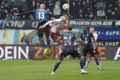 3. Liga - Saison 2025/26 - Waldhof Mannheim  -  FC Ingolstadt 04 - Dennis Kaygin (Nr.10 - FC Ingolstadt 04) -Terrence Boyd (Nr.13 - Waldhof Mannheim) - Foto: Meyer Jürgen