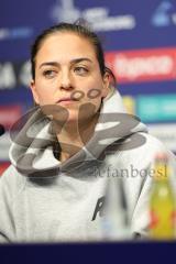 3. Liga; MSV Duisburg - FC Ingolstadt 04; Pressekonferenz Interview Cheftrainerin Sabrina Wittmann (FCI)