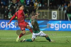 3. Liga; 1. FC Schweinfurt 05 - FC Ingolstadt 04; Yann Sturm (7, FCI) Tor Jubel Treffer Ausgleich 1:1 Trslic Luca (18 S05)
