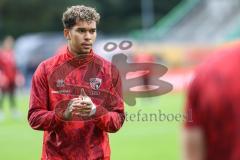 3. Liga; TSV Havelse - FC Ingolstadt 04; vor dem Spiel Yann Sturm (7, FCI)