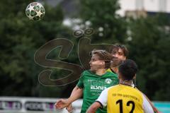 Landesliga - Saison 2026/27 - SV Manching - TSV Gersthofen - Sebastian  Graßl (Nr.10 - SV Manching) - Vogel Christian gelb Gersthofen - Foto: Meyer Jürgen