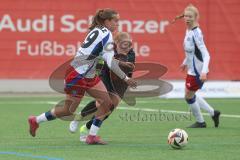 2. Bundesliga Frauen - Saison 2024/25 - FC Ingolstadt 04 Frauen - HSV - Nina Penzkofer (Nr.29 - FCI Frauen) - Schulz Viktoria weiss HSV - Foto: Meyer Jürgen