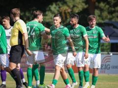 Freundschaftsspiel - FC Gerolfing - VFR Neuburg - Der 2:0 Treffer durch einen Heber von Christian Träsch (Nr.3 - FC Gerolfing) - jubel - XXXXX - Foto: Meyer Jürgen