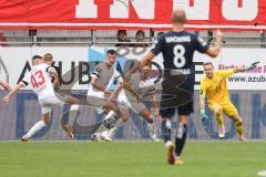 3. Liga; FC Ingolstadt 04 - SpVgg Unterhaching; Torwart Marius Funk (1, FCI) Felix Keidel (43, FCI) Lukas Fröde (34, FCI) Simon Lorenz (32, FCI) Stiefler Manuel (8 SpVgg)