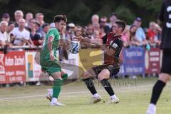 Testspiel; 3. Liga; VfB Eichstätt - FC Ingolstadt 04; Zweikampf Kampf um den Ball Felix Keidel (43, FCI)