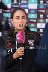 3. Liga; FC Ingolstadt 04 - Rot-Weiss Essen; Interview Cheftrainerin Sabrina Wittmann (FCI)