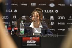 3. Liga - Saison 2024/25 - Pressekonferenz - FC Ingolstadt 04 -  - Pressesprecherin Kristina Richter (FCI) - XXXXX - Foto: Meyer Jürgen