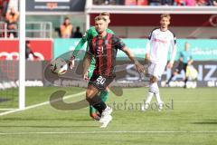 3. Liga; FC Ingolstadt 04 - SC Verl; Torchance verpasst Yannick Deichmann (20, FCI) Torwart Schulze Philipp (1 SCV)