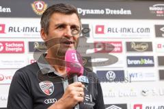 3. Liga; SG Dynamo Dresden - FC Ingolstadt 04; Cheftrainer Michael Köllner (FCI) vor dem Spiel Interview