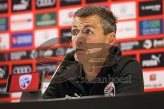 3. Liga; FC Ingolstadt 04 - 
VfB Oldenburg; Cheftrainer Michael Köllner (FCI) Pressekonferenz Interview