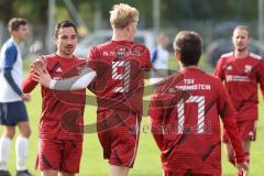 Kreisliga- Saison 2024/25- TSV Etting - TSV Altmannstein- Thomas Riegelsberger rot Altmannstein mit dem 0:1 Führungstreffer  - jubel - Foto: Meyer Jürgen