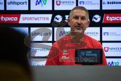 3. Liga - Saison 2026/27 - Waldhof Mannheim - FC Ingolstadt 04 - Cheftrainer Achim Beierlorzer (FCI) bei der Pressekonferenz nach dem Spiel - XXXXX - Foto: Meyer Jürgen
