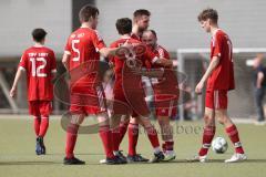 Kreisklasse - Saison 2023/24 - MTV Ingolstadt - TSV Kösching  -  Der 0:2 Führungstreffer durch - Ömer Sali Moustafa rot Kösching - jubel  - XXXXX - Foto: Meyer Jürgen