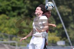 Bayernliga Nord - Saison 2024/25 - FC Ingolstadt 04 II - TSV Karlburg -  Emre Gül (Nr.10 - FCI U21) - Jan Martin weiss Karlsburg - XXXXX - Foto: Meyer Jürgen