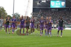 3. Liga - Saison 2026/27 - SC Preussen Münster - FC Ingolstadt 04 -  die Spieler bedanken sich bei den Fans -  - XXXXX - Foto: Meyer Jürgen