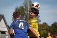 A-Klasse -  Saison 2026/27 - TSV Pförring - FC Wackerstein/Dünzing - Elias Heiß blau Pförring - Lukas Lechner gelb Wackerstein/Dünzing - Foto: Meyer Jürgen