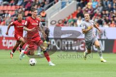 3. Liga; FC Ingolstadt 04 - SSV Jahn Regensburg; Solo Frederik Christensen (11, FCI) Strauss Felix (4 SSV) Marcel Costly (22, FCI)
