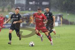 Toto Pokal; FC Sportfreunde Schwaig - FC Ingolstadt 04; Gustav Christensen (24, FCI) Noah Brill 4 Zweikampf Kampf um den Ball