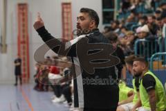 Lotto Bayern Hallencup - Saison 2024/25 - Finale - FC Fatih Ingolstadt - Türkisch SV Ingolstadt - Fatih Topcu Trainer schwarz Fatih -  Foto: Meyer Jürgen