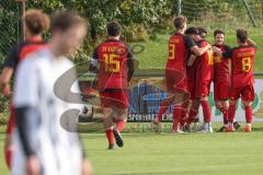 Kreisliga - Saison 2024/25- SV Kasing - TSV Hohenwart - Sanser Calik rot Kasing mit dem 1:0 Führungstreffer - jubel - Foto: Meyer Jürgen