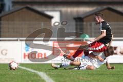 Kreisklasse - Saison 2024/25- TSV Gaimersheim II - SV Buxheim-  - Fabian Kühnert schwarz Gaimersheim - Paul Novak weiss Buxheim - Foto: Meyer Jürgen