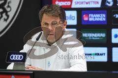 3. Liga; FC Ingolstadt 04 - SV Waldhof Mannheim; Pressekonferenz Interview Cheftrainer Luc Holtz (SVWM)