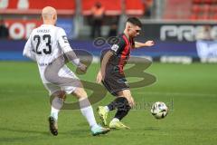 3. Liga; FC Ingolstadt 04 - Energie Cottbus; Felix Keidel (43, FCI) Krauß Maximilian (23 ECO)