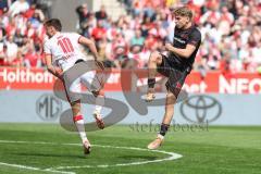 3. Liga; Rot-Weiss Essen - FC Ingolstadt 04; Max Plath (14 FCI) Torchance verpasst Obuz Marvin (10 RWE)