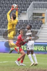 3. Liga; TSV Havelse - FC Ingolstadt 04; Torchance verpasst Obed Ugondu (17, FCI) Torwart Opitz Tom (1 TSV)