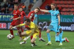 3. Liga; FC Ingolstadt 04 - FC Viktoria Köln; Jasper Maljojoki (23, FCI) Torwart Schulz Arne (27 VK) Dietz Lars (2 VK)