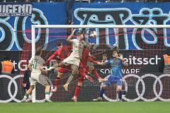 3. Liga; FC Ingolstadt 04 - TSV 1860 München; Tor Jubel Treffer 1:2 Hobsch Patrick (34 TSV) Torwart Kai Eisele (25, FCI) Mattis Hoppe (2, FCI)