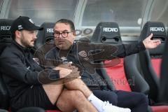 Saison 2026/27 - Freundschaftsspiel - 1. FC Nürnberg - FC Ingolstadt 04 - Scouting/Kaderplanung Rigo Hof (FCI) rechts mit Marcel Posselt FCI - XXXXX - Foto: Meyer Jürgen