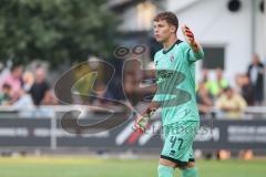 Toto-Pokal - VfB Forstinning - FC Ingolstadt 04; Torwart David Klein (47, FCI)