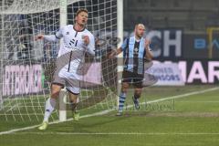 3. Liga; SV Waldhof Mannheim - FC Ingolstadt 04; Torchance verpasst Sebastian Grönning (11, FCI) Torwart Bartels Jan-Christoph (1 SVWM) Benatelli Rico (11 SVWM)