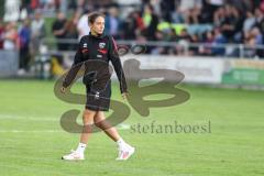 Toto Pokal; FC Sportfreunde Schwaig - FC Ingolstadt 04; Cheftrainerin Sabrina Wittmann (FCI) vor dem Spiel