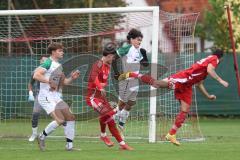 Kreisklasse - Saison 2025/26- Türk SV Ingolstadt - SV Lippertshofen - Onur Keskin rechts rot Türkisch  - Umut Yürükal rot Türkisch  - Foto: Meyer Jürgen
