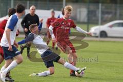 Kreisliga- Saison 2024/25- TSV Etting - TSV Altmannstein-  - Sascha Depner weiss Etting - Thomas Riegelsberger rot Altmannstein - Foto: Meyer Jürgen