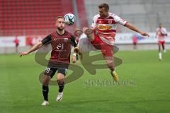 Toto-Pokal - Saison 2023/2024 - FC Ingolstadt 04 - Jahn Regensburg - David Kopacz (Nr.29 - FCI) .- Benedikt Saller (Nr.6 - Regensburg) - Foto: Meyer Jürgen